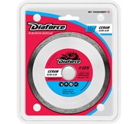 Диск алмазный DIAFORCE CERAM ULTRA SLIM 125x22.23x6x1.1 мм ультра-тонкий влажный рез(10шт/уп) 514125U