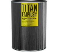 Грунт-эмаль по ржавчине «ОРЕОЛ» алкидно-уретановая «ТИТАН» RALL6005  зелёная 0,9 кг (8шт/уп) 70945