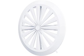 Решетка вентиляционная RKU фланец D90-160 регулируемая D180 пластик ERA  10RKU