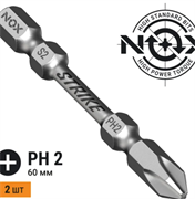 Биты PH 2 х 60мм STRIKE карта (2шт/уп)(50шт/кор) 333260-2