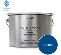 Грунт-эмаль по ржавчине Elcon 3 в 1 матовая синяя RAL 5005 2 кг (12шт) 00-00462667