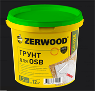 Грунт для плит OSB ZERWOOD GR-OSB 1,2кг ведро (уп 12) 972460