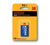 Элемент питания Kodak 6LR61-1BL MAX SUPER Alkaline [K9V-1] (1шт/уп) Б0005130