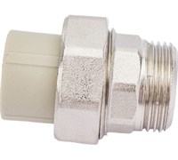 Муфта комб.разъём.(американка) с наружной резьбой  20x3/4