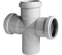 Крестовина 110/110/110х87,5° вн.канализ. (15) VALFEX 27211110