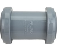Муфта двухраструбная  40 мм вн. канализация (480/20) VALFEX (ремонтная, без перегородки) 20106040