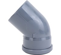 Отвод универсальный 110/50х45° прав. вн.канализ. (30) VALFEX 23112150