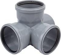 Крестовина двухпл.110/110/110 вн.канализ. (18) VALFEX 28110110