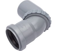 Отвод поворотный (универсальный) 50мм вн.канализ.(250) VALFEX  23100050