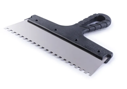 Шпатель  150мм зубчатый  8*8 мм с антикорр.покрытием нерж.сталь  АКОР (30шт/уп) 4680031534017