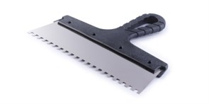 Шпатель  350мм  зубчатый 8*8 мм  с антикорр.покр нерж.сталь АКОР (24шт/уп) 4680031534314