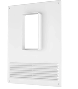 Площадка торцевая ПТВР фланец 50х110 вертикальная 180х250 пластик ERA  511ПТВР