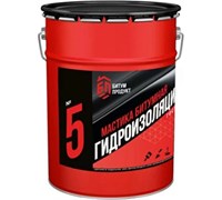 Мастика Битумная Гидроизоляционная БИТУМ ПРОДУКТ 20кг ведро																														 00082
