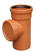 Ревизия с крышкой D 160мм для нар.канализ рыжая(9) VALFEX  30103160