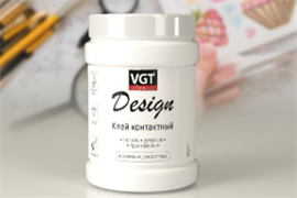 Клей акриловый контактный VGT DESIGN (поталь, декупаж, трансферы) , 0,2 кг (по 6 шт.) 42113