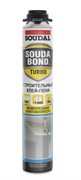 Клей-пена  SOUDAL SOUDABOND TURBO GUN 750 мл (12шт/уп) летняя 168513