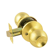 Ручка защелка кноб НОРА-М ЗШ-05-Э поворотная для межкомнатных дверей - Золото - 05 - без запирания 13749