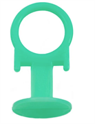 Зажим 3D+СВП Profi 1.5мм зеленый (500шт) ЗЕВС К00006581