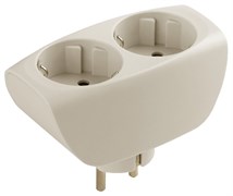 Тройник ЭРА 2гн с/з со шторками (сл.кость) SP-2е-I Б0002369