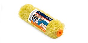 Мини-ролик 110мм полиакрил d 15 мм, бюгель 6 мм, ворс 12 мм, желтый АКОР(48шт/уп) 555 00 110
