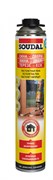 Пена профессиональная SOUDAL пистолетная, светло-желтый,летняя (+5) 750 мл (12шт/уп)  113986