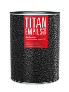 Эмаль с молотковым эффектом «ОРЕОЛ» алкидно-стирольная «ТИТАН» черная 2.5 кг  (2шт/уп) 77637