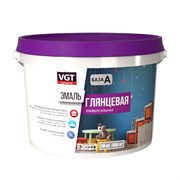 Эмаль VGT ВД-АК-1179 унив.глян.коричневая RAL 8011, 1кг (6шт) 31647