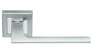 Ручка дверная Rucetti RAP 21-S SC/CP,цвет-мат.хром/хром.  9013297