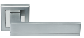 Ручка дверная Rucetti RAP 22-S SC/CP,цвет-мат.хром/хром.  9013299