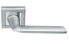 Ручка дверная Rucetti RAP 25-S SC/CP,цвет-мат.хром/хром.  9013304