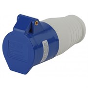 Розетка ЭРА R-16-2P-PE-IP44 переносная 213 2Р+РЕ 16А 220В IP44 Под заказ Б0032861