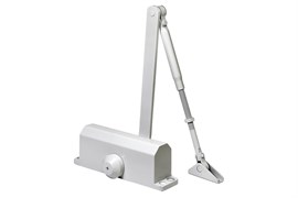 Дверной доводчик Rucetti .DC-1 WHITE (40-65кг),белый 9010943