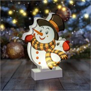 Светодиодная новогодняя фигура ЭРА EGNDS-08 Снеговичок 1 LED Б0051932