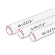 Труба арм.стекловолокном SDR 7.4 PN20  ф32х4,4 мм (60) (Valfex), 4м БЕЛАЯ 10105032