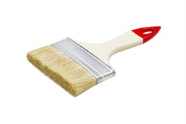 Кисть плоская   100мм нат. щетина с пласт. ручкой АКОР (130шт/уп) 