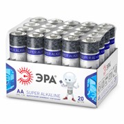 Элемент питания ЭРА LR06-20 buik SUPER Alkaline (АА, пальчиковые) (20шт/уп) Б0054623