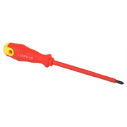 Отвертка РН 1х125мм  крестовая диэлектрич. с двухком.ручкой  ЭРА (12шт/уп)  Б0055872