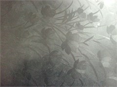 pv002 DEKORON 45 см/8 м цветы серебро АЦА2640