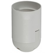 Патрон ЭРА Е27 подвесной пластик белый (BOX50) Б0043749 Б0043749