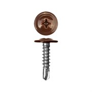 Прессшайба RAL 8017 4,2/19 сверло (50шт) шоколадно-коричневый 76гр СШСММСШК421950