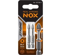 Биты PZ 1 х 50мм STRONG бокс(10шт/уп)(20шт/кор) 337150