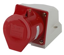 Розетка ЭРА R(OUT)-32-3P-PE-IP44 стационарная наружная 124 3Р+РЕ 32А 380В IP44 Под заказ Б0032878