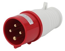 Вилка ЭРА V-16-3P-PE-IP44 переносная 014 3Р+РЕ 16А 380В IP44 Под заказ Б0032850