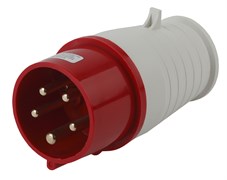 Вилка ЭРА V-16-3P-PE-N-IP44 переносная 015 3Р+РЕ+N 16А 380В IP44 Под заказ Б0032851