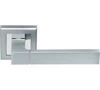 Ручка дверная Rucetti RAP 16-S SC/CP.цвет-мат.хром/хром 9013295