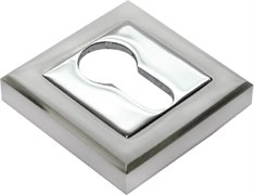 Накладка на евроцилиндр  RAP KH-S SN/CP .цвет-бел.никель/хром, Rucetti 9010414