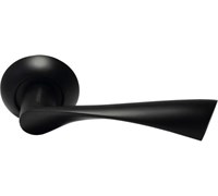 Ручка дверная  МОРЕЛЛИ  МН-01,BL "Капелла",цвет-черный 9012844