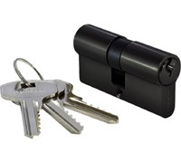 Ключевой цилиндр 60C BL  (60мм)цвет-черный МОРЕЛЛИ 9012519