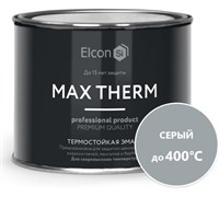 Эмаль термостойкая ELCON серая 400 С (0,4кг) 00-00002916