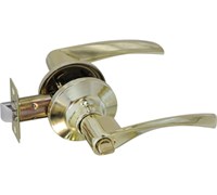 Ручка защелка НОРА-М Isparus ЗВ2-03 ISPARUS нажимная для межкомнатных дверей - Золото - фиксатор 16774